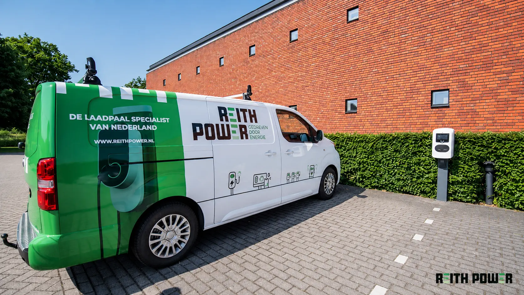 Reith Power bus op laadparkeerplaats